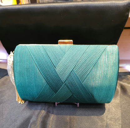 Royal Green clutch bag