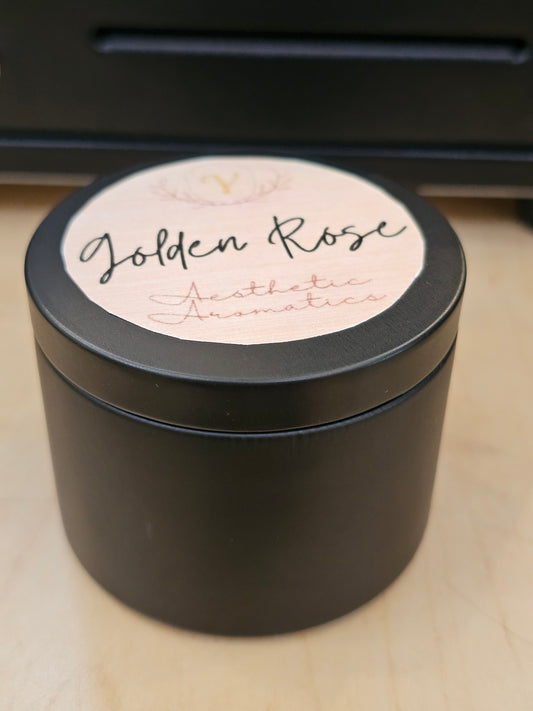 Golden Rose 1-wick Luxury Candle