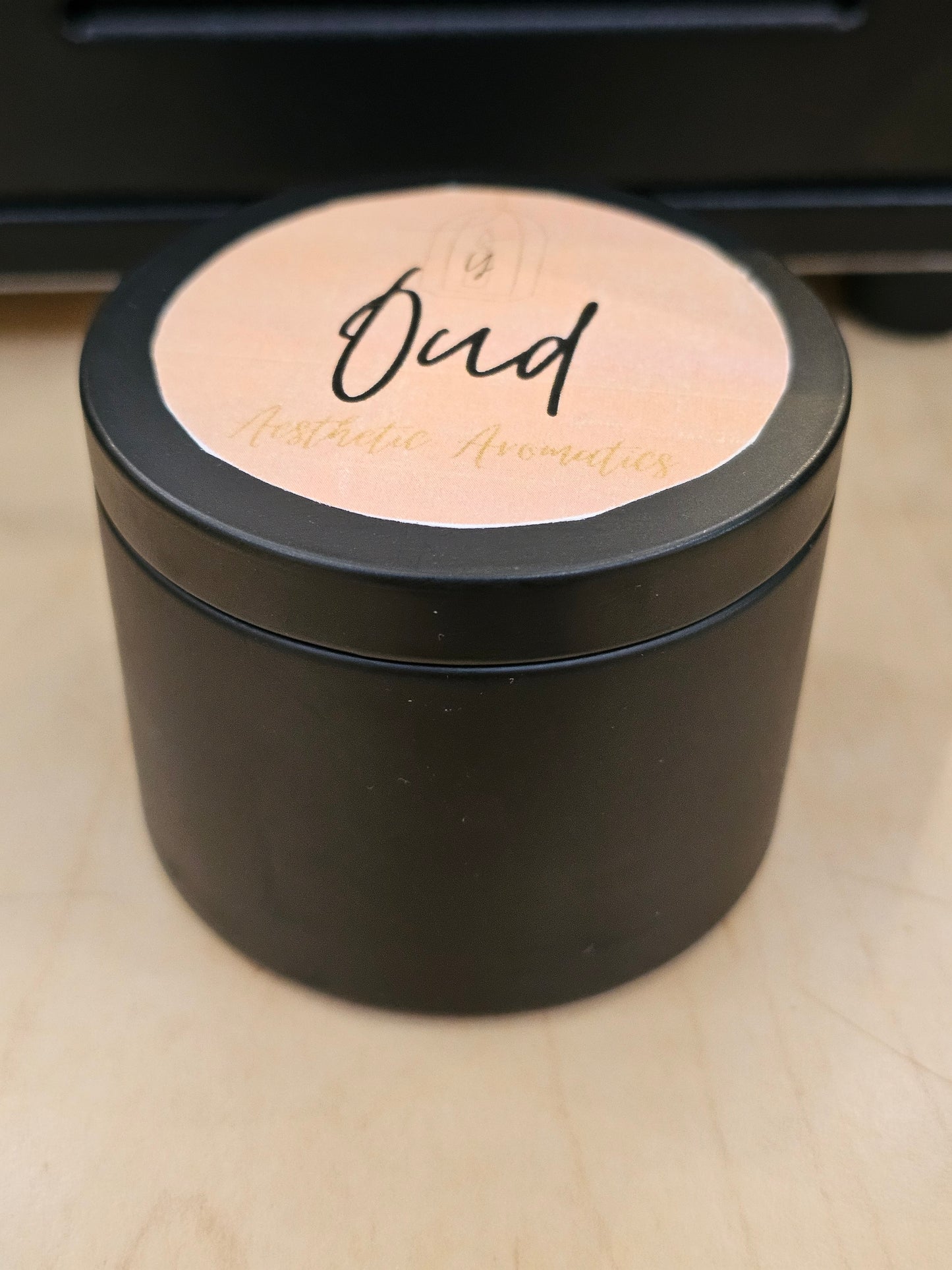 Oud - 1-Wick - Luxury Candle in solid jar