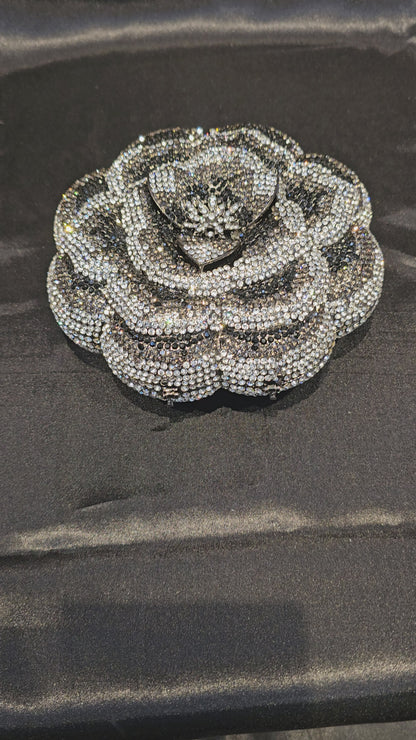 Black Rose Bridal Clutch